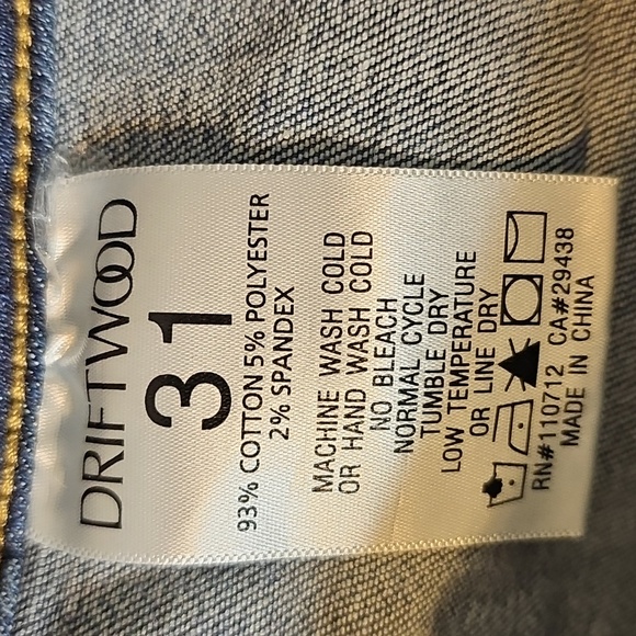 Driftwood Farrah‎ 31 Petite Blue Denim Jeans - Picture 9 of 10
